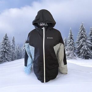 Columbia Black and Gray omniheat Jacket